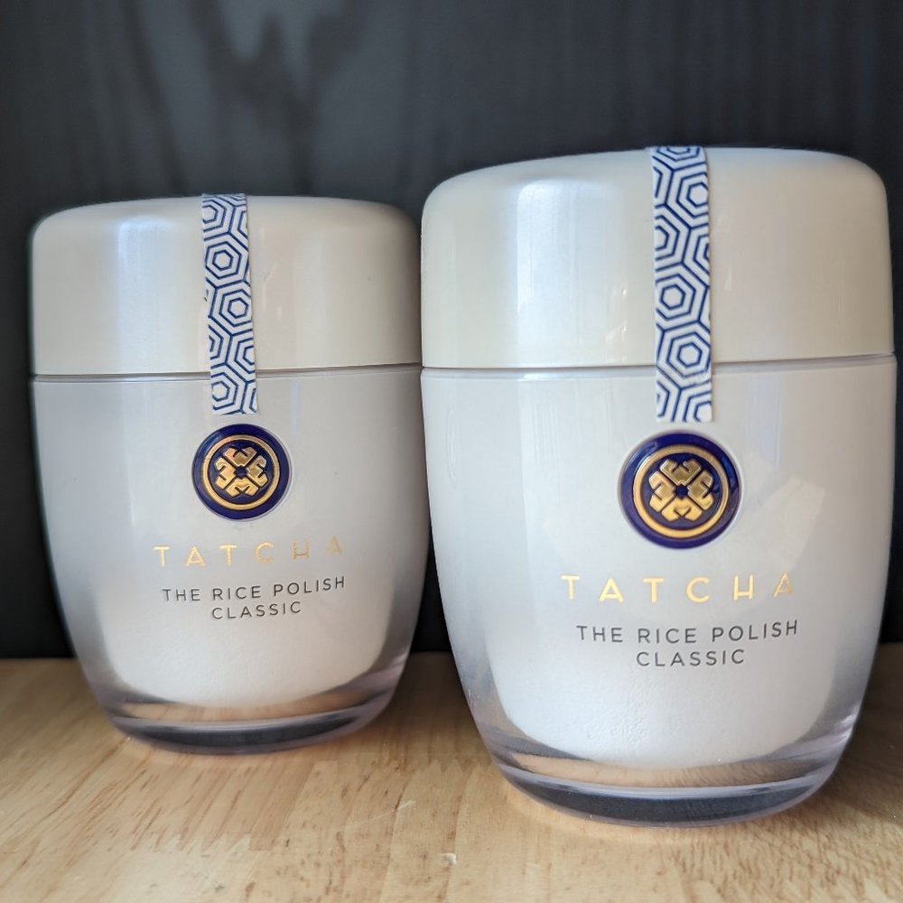 NEW - Two (2) Tatcha Rice Polish Classic - NIB - Sealed